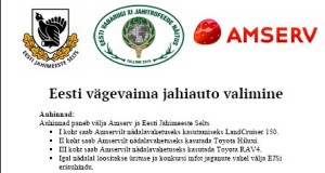 Eesti vägevaima jahiauto valimine