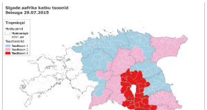 SAKi I, II ja III tsoon. Seisuga 30.07.2015