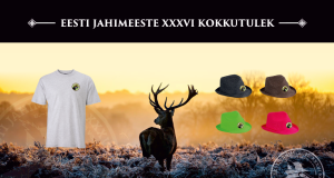 Jahimeeste kokkutuleku T-särk ja müts. Ettetellimine lõpeb 07.07