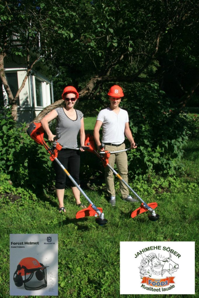 Võsalõikur koos kaitsekiivriga Chef Foodsilt