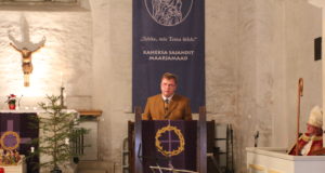 Jahirahu väljakuulutamine Haapsalus Margus Puust kuulutab välja jahirahu 2016. Kaarel Roht foto