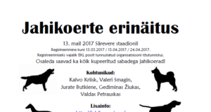 Jahikoerte erinäitus Säreveres