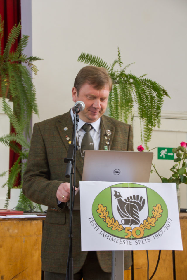 Volikogu koosolek 17 EJS-i president Margus Puust