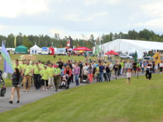 Suur galerii jahimeeste kokkutulekust