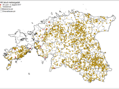 SAKi leiud 7. augusti seisuga