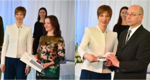 President autasustas jahimeeste partnereid