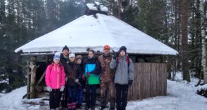 Prantsuse lütseumi õpilased käisid metsas jahindusega tutvumas