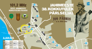 Kuidas tulla: “100 Pärnus” kokkutuleku asukoht