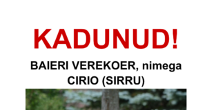 Kadunud Baieri verekoer!