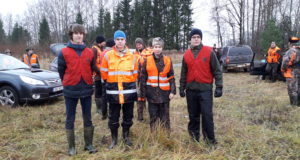 Jahinduse tunnis õpiti ulukite jälgi tundma ja käidi põdrajahil