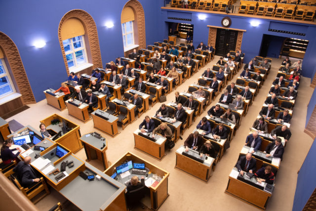 Riigikogu täiskogu istung. Pilt on illustratiivne. Foto Erik Peinar