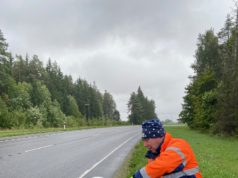 Rakvere-Luige teele paigaldati uluki valgustõkke reflektorid