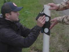 Jahimehed paigaldasid “Osooni” võttegrupiga valgusreflektoreid