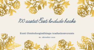 Eesti Ornitoloogiaühing teeb juubelikonverentsist ülekande