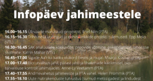 Tähelepanu! Infopäev jahimeestele toimub veebis 27. oktoobril (muudetud 25.10)