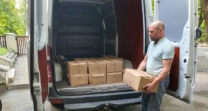 Järjekordne abisaadetis Ukraina poole läks teele Abi läheb teele. Foto EJS