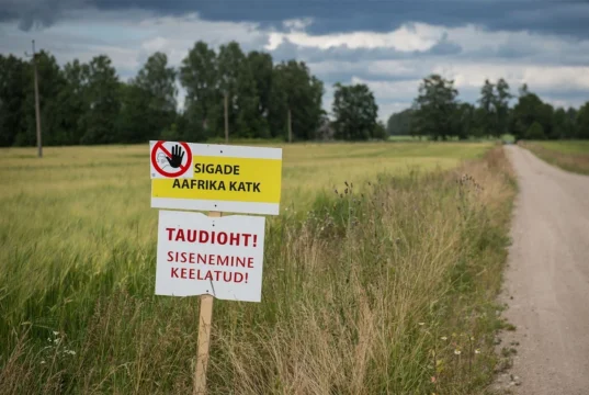 Tartumaal tuvastati sigade Aafrika katk üle 6000 seaga farmis