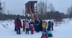 Tartu Hansa Kooli algklassid metsamatkal