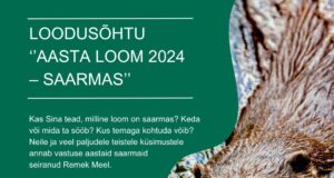 Loodusõhtu “Aasta loom 2024 – saarmas”