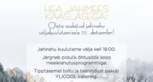 Viimane aeg registreeruda! Kutsume osalema jahirahu sündmusel!