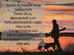 Jahikoerte tervise loeng Tartus